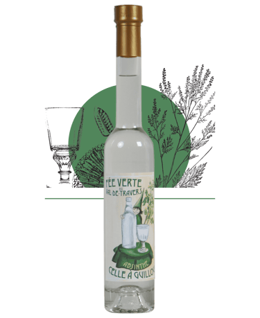 Bouteille d'absinthe Celle à Guilloud 54% du val de travers