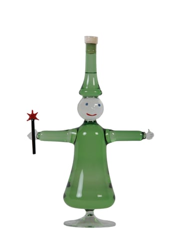 Bouteille en forme de fée verte - 35cl de l'absintherie Guilloud