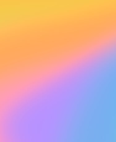 Your Creative CPA Gradient: A colorful gradient moving from yellow, to orange, pink, purple, & blue