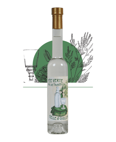 Bouteille d'absinthe Celle à guilloud 54% du val de travers