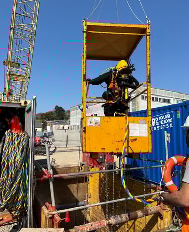 travaux subaquatiques portuaires