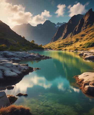 Close-up of hands hovering just above a person's back during a Reiki session.