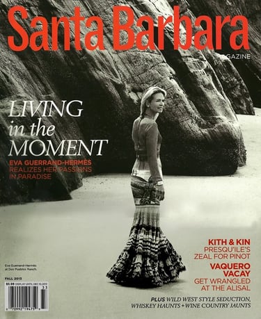 Fall 2013 Santa Barbara Magazine cover.