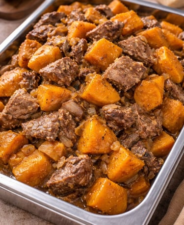 Falai maukegi pumpkin stir fry