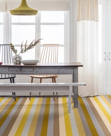 Herringbone carpet from Alternative Flooring wool striped fitted in Lancashire homes