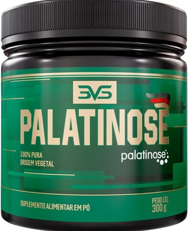 Pote de Palatinose 3VS Nutrition: isomaltulose pura para performance esportiva.