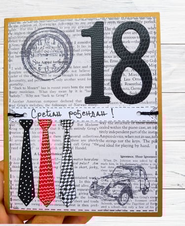 Handmade Milestone Birthday Card Ideas for 18th birthday