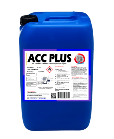 ACC Plus Air Cooler Cleaner for marine systems - Alkemist Pakistan