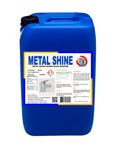 Metal shine solution for marine surfaces - Alkemist Pakistan