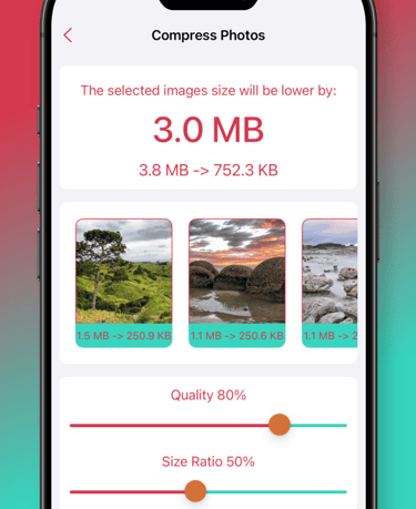 PicReSizer, Save space for more