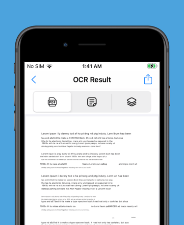 PDF OCR