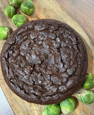 Brussels sprout cake
