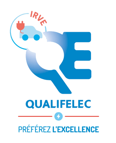 Logo de l'organisme de certification "Qualifelec" pour la certification IRVE