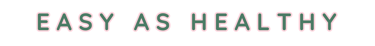 easy as healthy logo