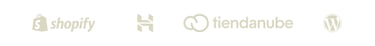 shopify, hostinger, tiendanube, wordpress