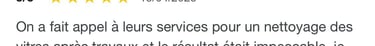 Avis google 5 étoiles clients m&m services pro nettoyage et vitres rouen 