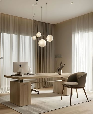 ofis dekorasyonunda estetik ve işlevsel çözüm