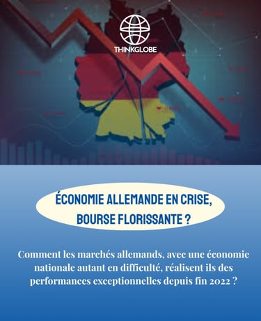 Economie allemande en crise : Bourse florissante ? 