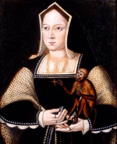Portrait of Catherine of Aragon by Lucas Horenbout