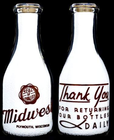 Wisconsin Milk Bottle