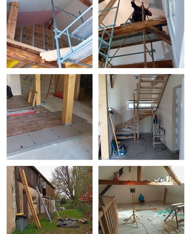 Deuxième partie des travaux du nouveau gite