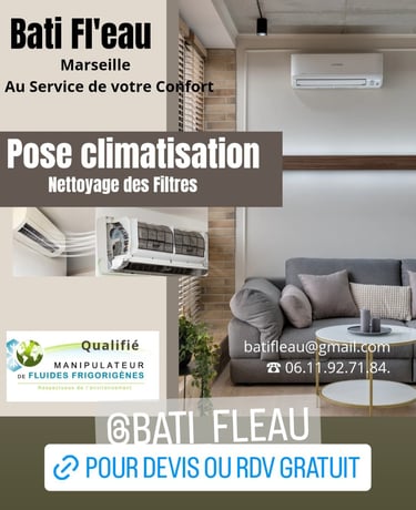 plombier Marseillais nettoyage et pose climatisation 
