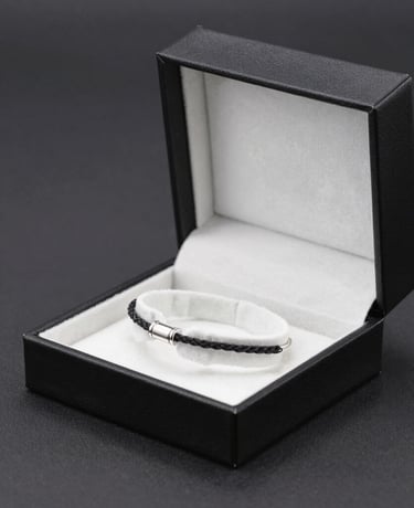 woman wearing black crew-neck shirt