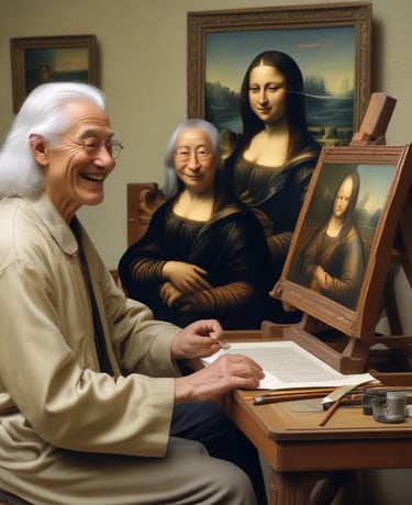 A dynamic portrait painted with swift brushstrokes showing raw emotion