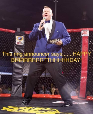 Christian Schmidt ring announcer boxing MMA pro wrestling