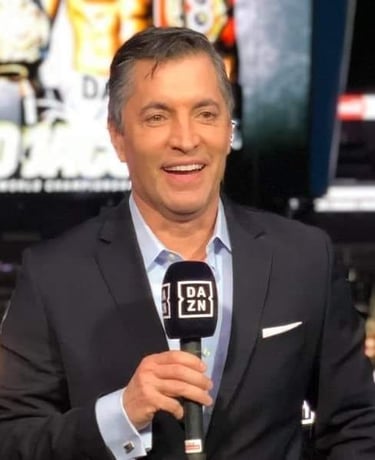 Ricardo Celis boxing commentator DAZN Telefutura solo boxeo