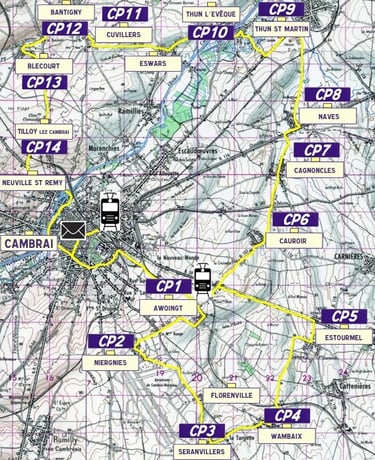 Circuit Poste Automobile Rurale Bailleul.