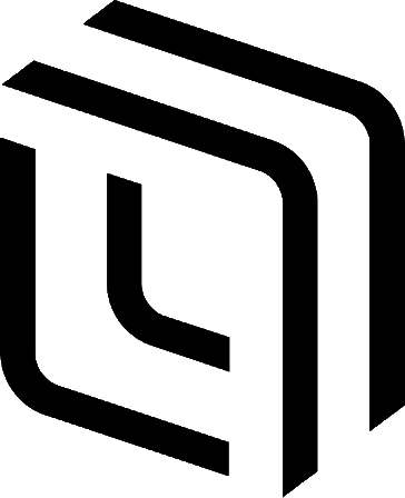 a black and white logo with the letter u in the middle of the image