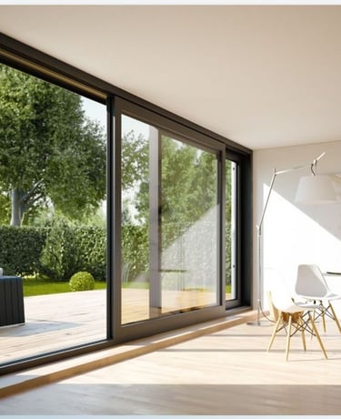 fransız balkon korkuluk ve cam sistemi uygulaması