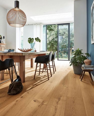 salon zemininde kullanılan laminant parke