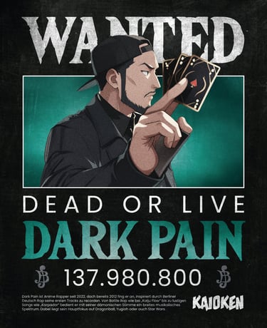Konzertplakat Kaioken 2025 Dark Pain