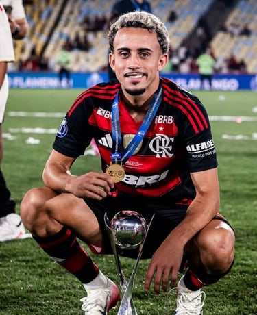 Matheus Gonçalves após o título mundial sub-20.