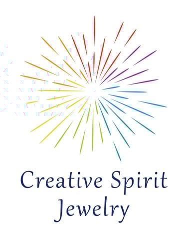 rainbow starburst creative spirit jewelry logo