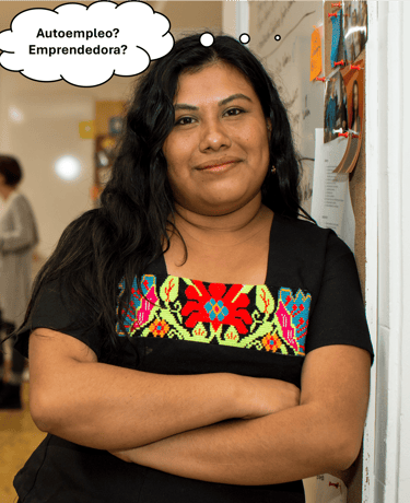 mujer que está pensando en emprender o autoempleo