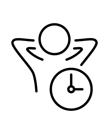 pessoa descontraída e relaxada aproveitando o seu tempo livre