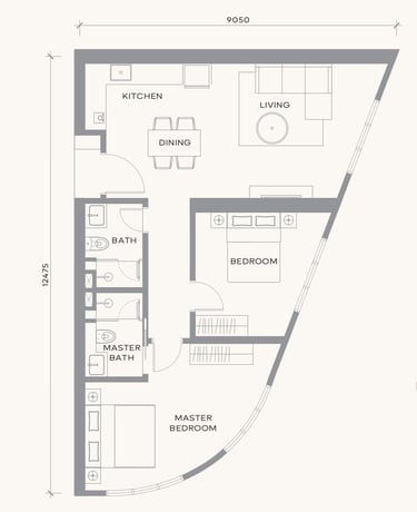 Layout Floor Plan Type D Khaya Residences Bangsar