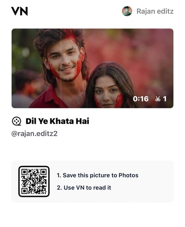 Dil Ye Kehta Hai VN Code