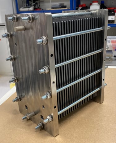 1kg/day hydrogen biomass electrolyser stack