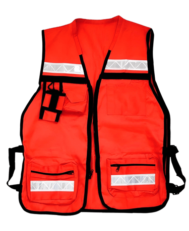 Chaleco de seguridad naranja