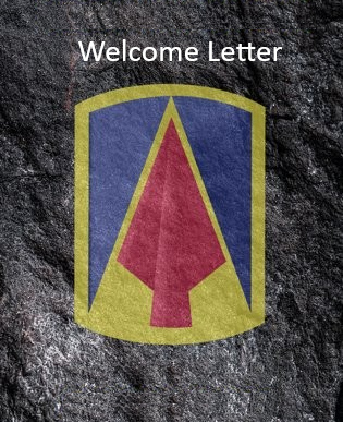 177th Armored Brigade Welcome Letter