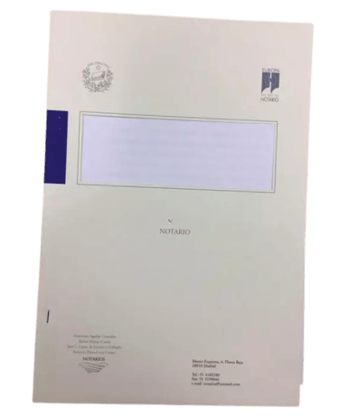 Carpetas notariales 