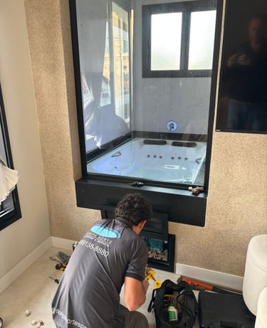 tecnico em banheira de hidromassagem