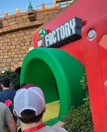 Super Nintendo World - 1up Factory Entrance
