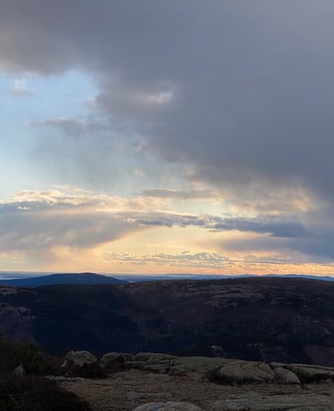 Sunset on Cadillac Summit Acadia National Park