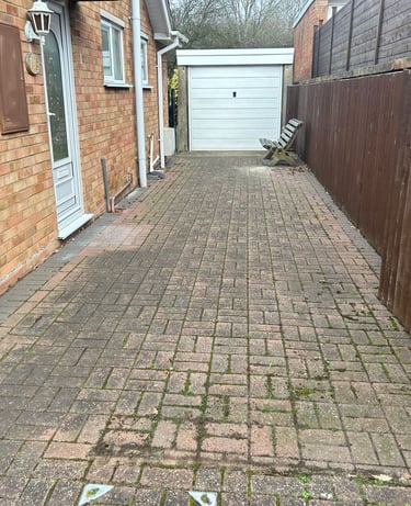 tired block paving