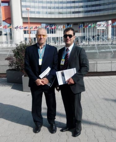 Luis Santos y Rogerio Guimaro ONU Viena